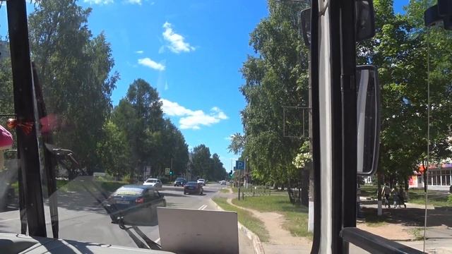 Тихвин, автобус 10 "Автопарк - вокзал" смотреть онлайн