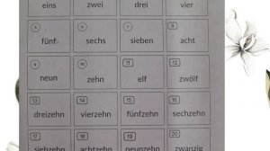 Считаем по-немецки от 1 до 20