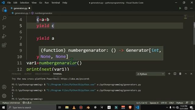 #69 Generators in Python || #FreePythonCourse in Tamil|| #CodingAnna смотреть онлайн
