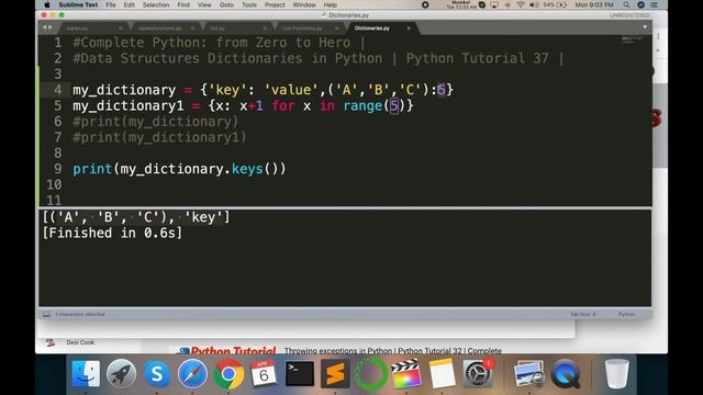 How to use Dictionary in Python смотреть онлайн
