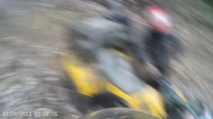 КАК НЕЛЬЗЯ ПОДНИМАТЬСЯ В ГОРУ НА КВАДРОЦИКЛЕ.