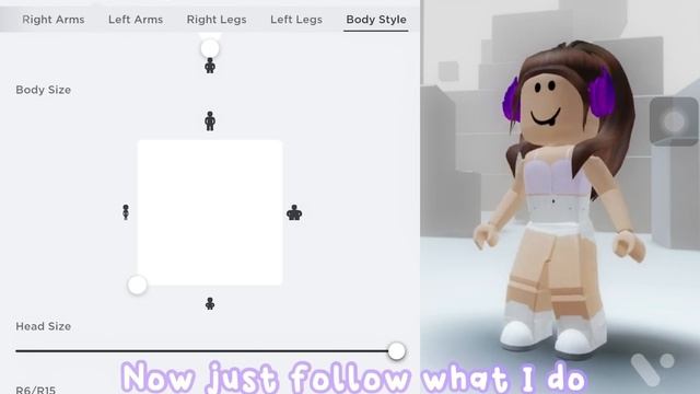 Aesthetic body scaling on Roblox (for girls) | Simplywxffles смотреть онлайн