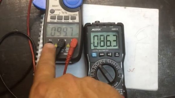 Калибровка мультиметра Mestek DM91A