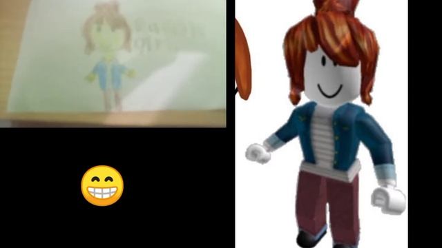 Roblox bacon girl my drawing смотреть онлайн