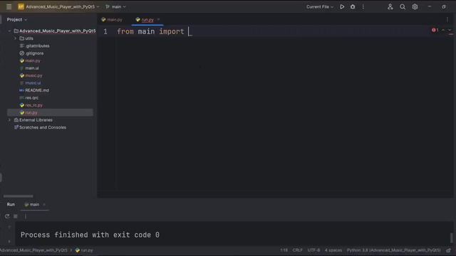 Python User Interface Project – Use PyQt5 to Code a Music Player Part 1 смотреть онлайн