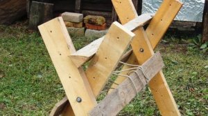 Козлы для распиловки дров - своими руками, чертежи Firewood Cutting Stand - drawings