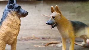 сериал/фигурки собак/ .слабак /история двух собак.