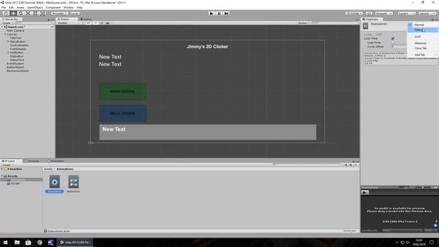 HOW TO MAKE A MOBILE 2D CLICKER GAME IN UNITY TUTORIAL #04 - IF STATEMENTS & STATUS BOX смотреть онлайн