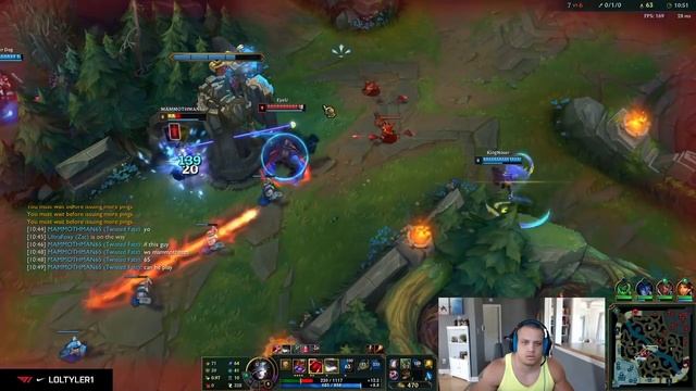 Viktor gets baited by Tyler1 AFK typing смотреть онлайн