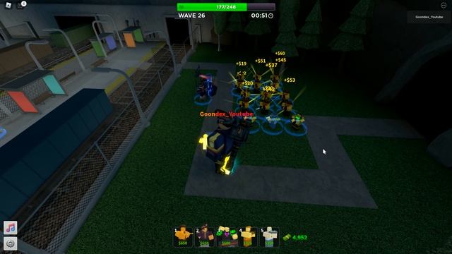 Attack of the Golden Cowboys Roblox Tower Defense Simulator смотреть онлайн