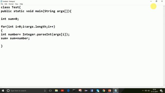 sum of command line argument java program смотреть онлайн