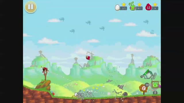 Angry Birds Red's Mighty Feathers Level F-15 3 Star Walkthrough смотреть онлайн