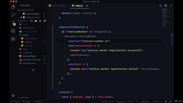 Making our App Run Offline with Service Workers Optional Universal React with Next js | Part 24 смотреть онлайн