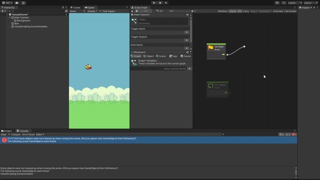 Videotutorial Flappy Bird con Visual Script 01 (Unity 3D) смотреть онлайн