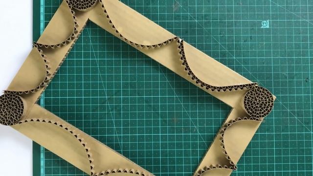 How to create beautiful photo frame only using cardboard / easy homemade DIY смотреть онлайн