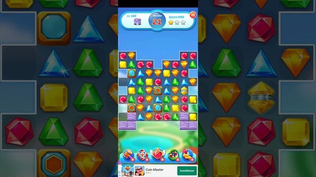 Jewel Crush ? Level 588 ⭐⭐ 2021 - Jewels & Gems Match 3 Legend no Booster ? Android Gameplay ✅ смотреть онлайн