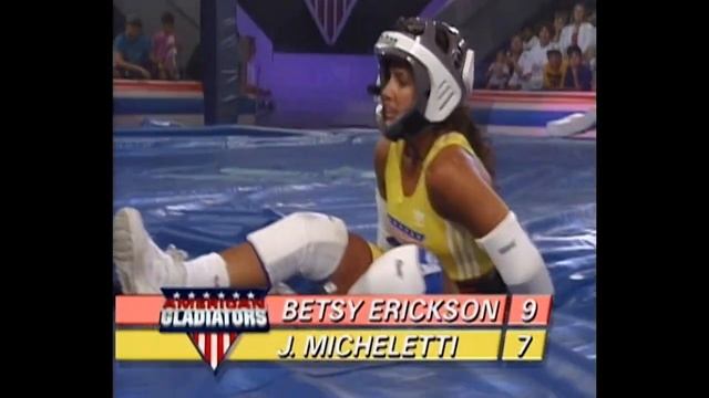 Personal Trainer And Bodybuilder Take On Gladiator Elektra | American Gladiators смотреть онлайн