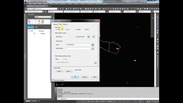 Exportar de dwg a shp Autocad Map 2015 смотреть онлайн