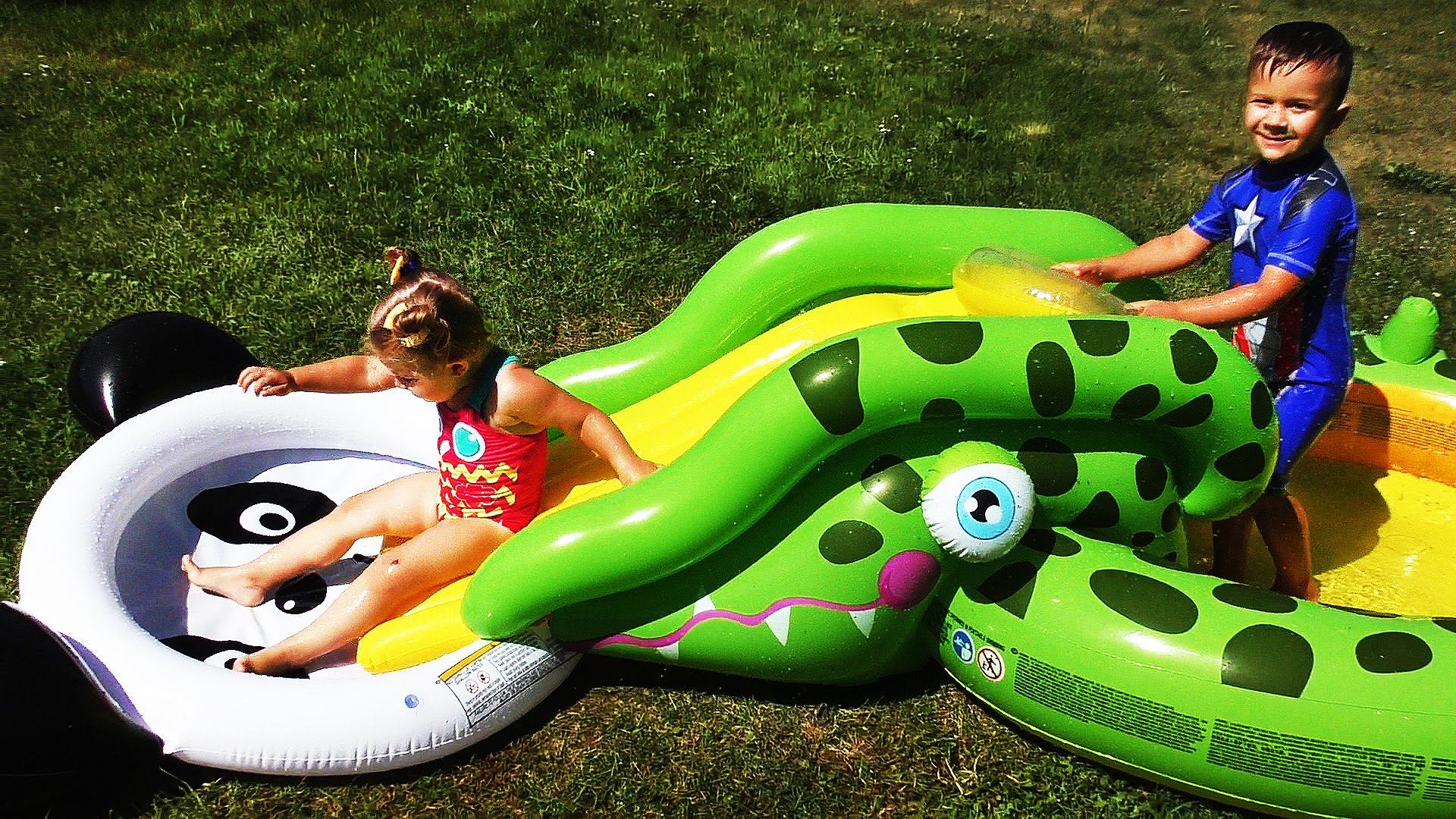 ★ РОБОКАР ПОЛИ Горка КРОКОДИЛ Новые Cерии Робокар Поли Robocar Poli in Pool Robocar Poli for Kids смотреть онлайн