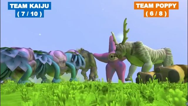 Kaiju vs Poppy Playtime Turf War | SPORE смотреть онлайн