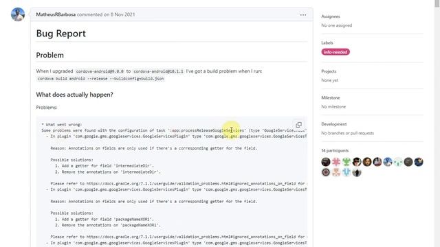 RESOLVENDO ERRO IONIC PROCESS RELEASE GOOGLE SERVICES COM CORDOVA ANDROID 10 смотреть онлайн