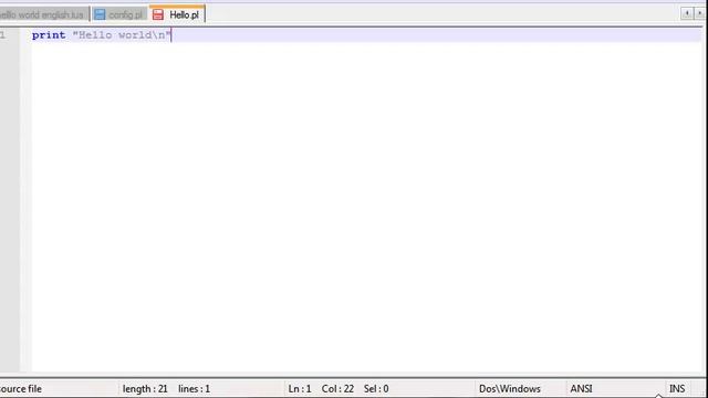 Perl Hello World - Nederlands смотреть онлайн