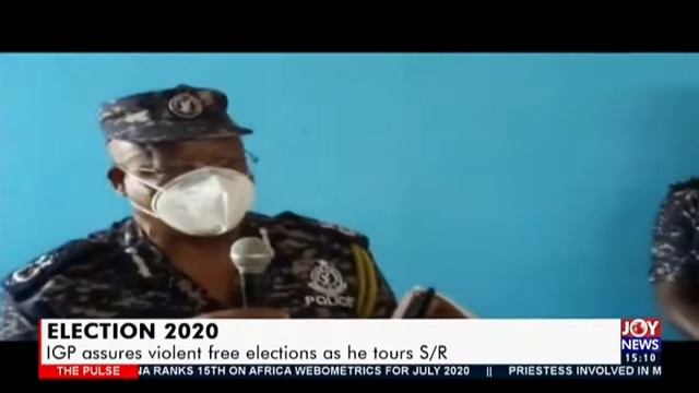 Election 2020: IGP assures violent free elections as he tours Savannah Region (5-8-7-20) смотреть онлайн