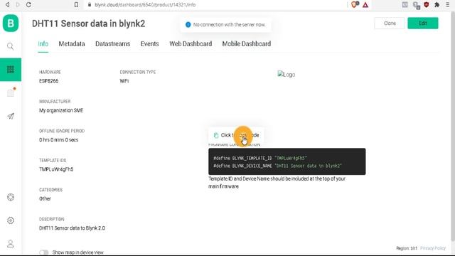DHT11 Sensor Data to New Blynk2.0 using BlynkEdgent Method- Fetch the Humidity & Temperature Values смотреть онлайн