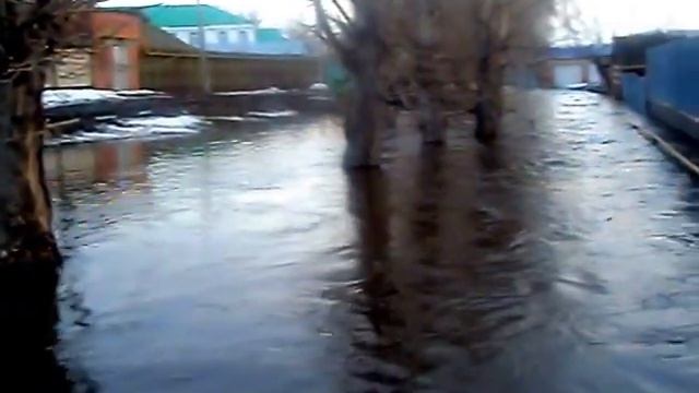 Паводок в центре города Бузулук