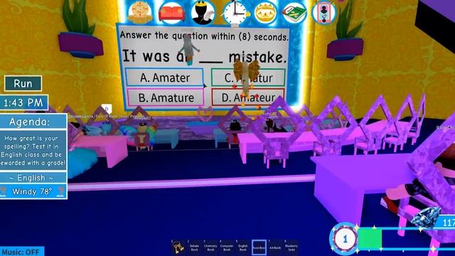 FIRST DAY OF PRINCESS SCHOOL | Royale High School | Roblox Fairies & Mermaids Enchantix High School смотреть онлайн