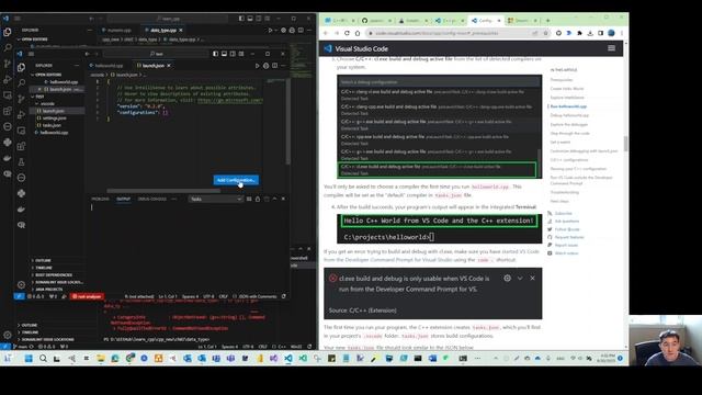 C++新经典 - 003 - 在VS Code中配置C/C++编程环境 смотреть онлайн
