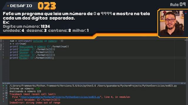 Exercício Python #023 - Separando dígitos de um número смотреть онлайн