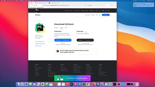 How to install python and PyCharm in Mac os смотреть онлайн