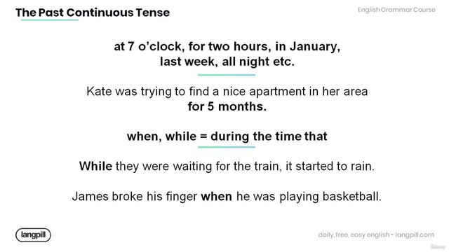 001 Learn it! Past Continuous Tense смотреть онлайн