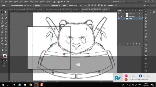 Tutorial Adobe Illustrator Cara Menggambar secara Simetri atau Mirror di Ai смотреть онлайн