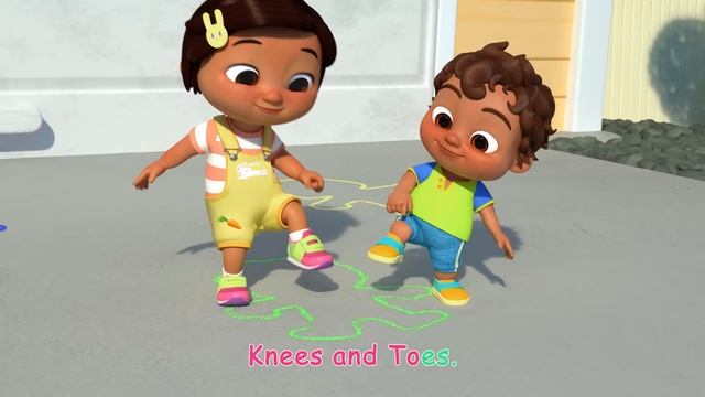 Head Shoulders Knees And Toes Song | CoComelon Nursery Rhymes & Kids Songs