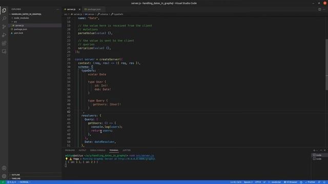Handling Dates in GraphQL смотреть онлайн