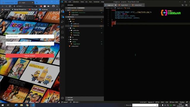 5. Template login responsive, HTML, CSS, BOOTSTRAP - Aprende a programar sistemas web смотреть онлайн