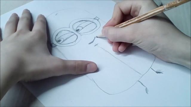 Как нарисовать миньона смотреть онлайн