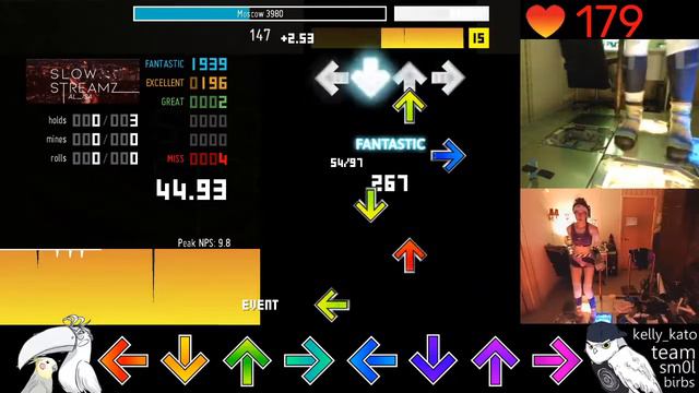 ITG - Moscow 3980 15 - 147 bpm - kelly kato - 94.90% смотреть онлайн