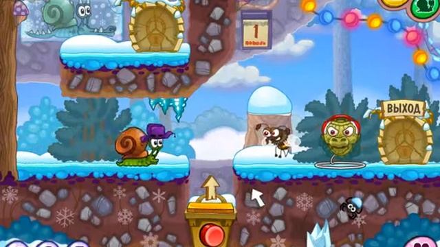 Snail Bob 6: Winter Story - LEVEL 16 - 3 ЗВЕЗДЫ смотреть онлайн