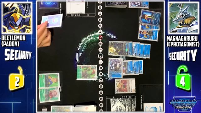 Digimon Card Game : Beetlemon (Green) VS MagnaGarurumon (Blue) смотреть онлайн