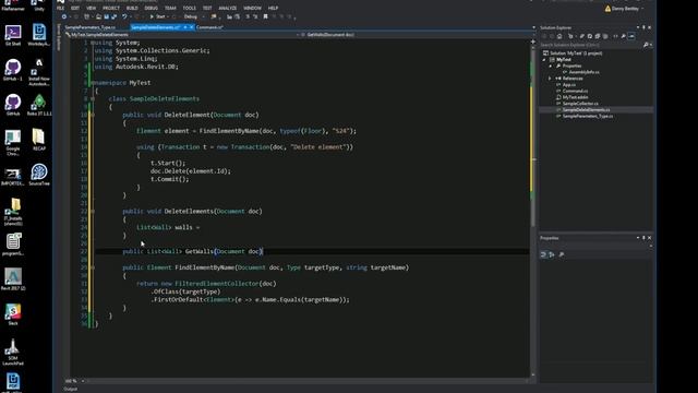 Revit API C# Beginner's Guide Delete Elements смотреть онлайн