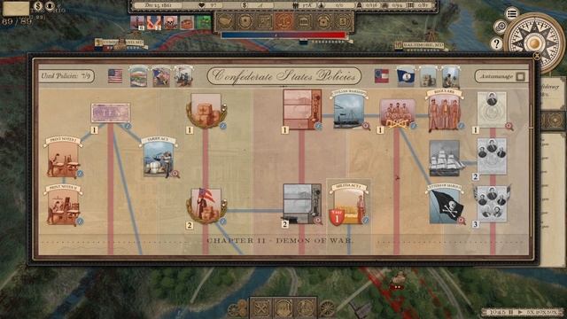 Зимняя передышка / Grand Tactician: The Civil War (1861-1865): прохождение #7 смотреть онлайн