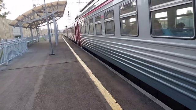 Электропоезд эт2м-091 Сообщением Будогощь Обухово Прибывает на станции Мга смотреть онлайн