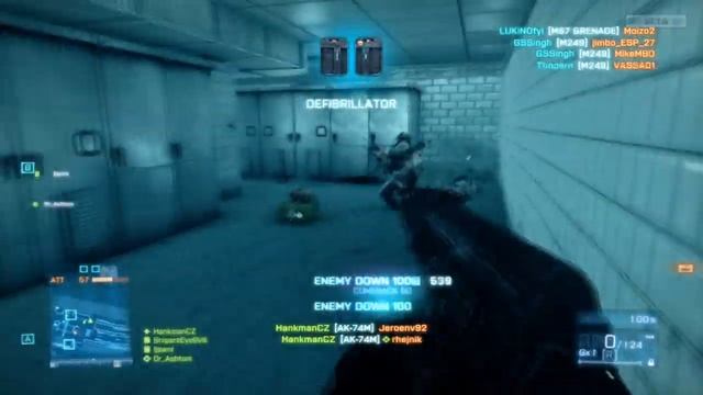 Battlefield 3 Multiplayer Gameplay PC AMD 6870 1 GB Ram смотреть онлайн