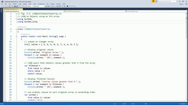 Chapter 9 LINQ and Generic Collections смотреть онлайн