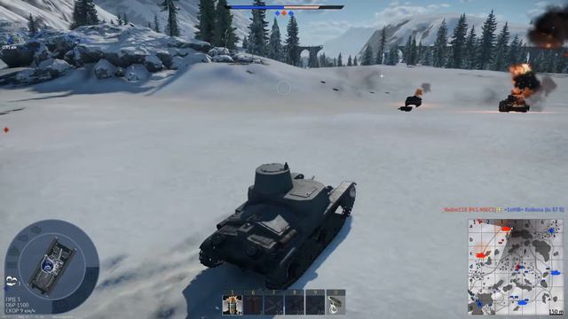 War Thunder. 5 место на карте Ледяной перевал. Италия 1 ранг смотреть онлайн