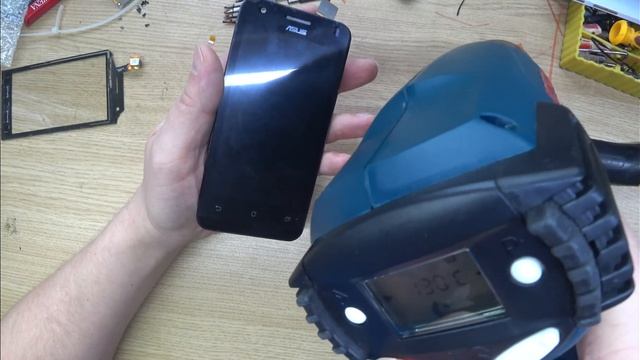 Asus zc451cg замена тачскрина с экраном. смотреть онлайн