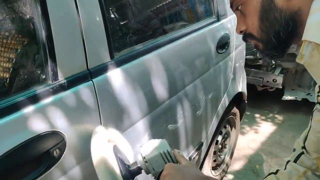 DaewooMatiz 21 Years Car Gets New Life on Bumper Painting & Rubbing Polishing Done @ Bangalore смотреть онлайн